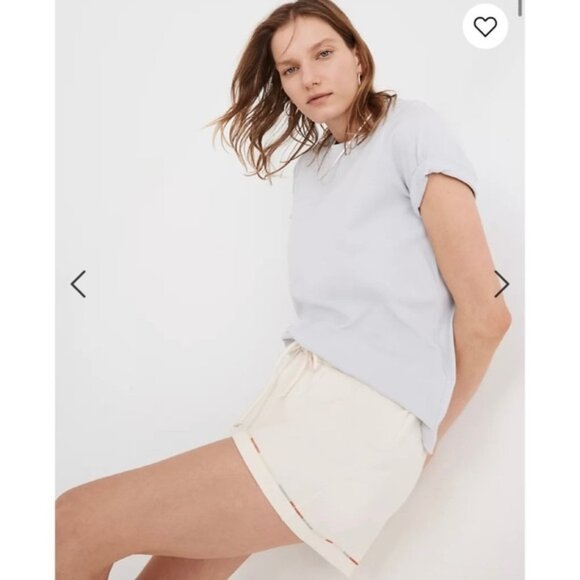 Madewell MWL Breeze Rainbow-Stitched Drawstring Shorts - Picture 3 of 6